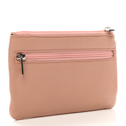 Loewe Calfskin Zip Coin Card Holder Blush 3 of 7