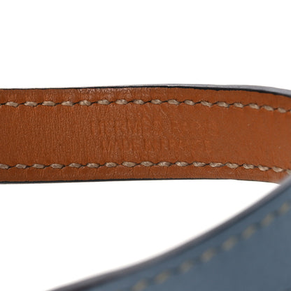 Hermes Swift Rivale Double Tour Bracelet M Bleu Lin 4 of 7