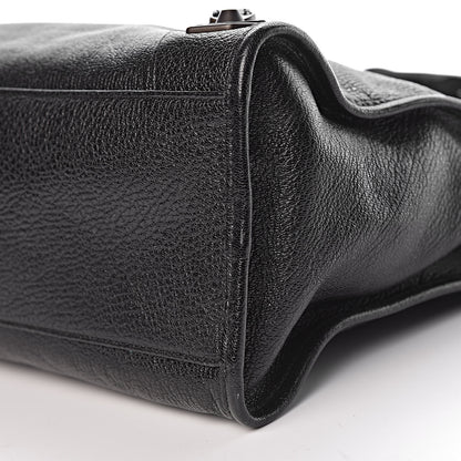 Balenciaga Chevre Classic Hardware Metallic Edge City Black 10 of 13