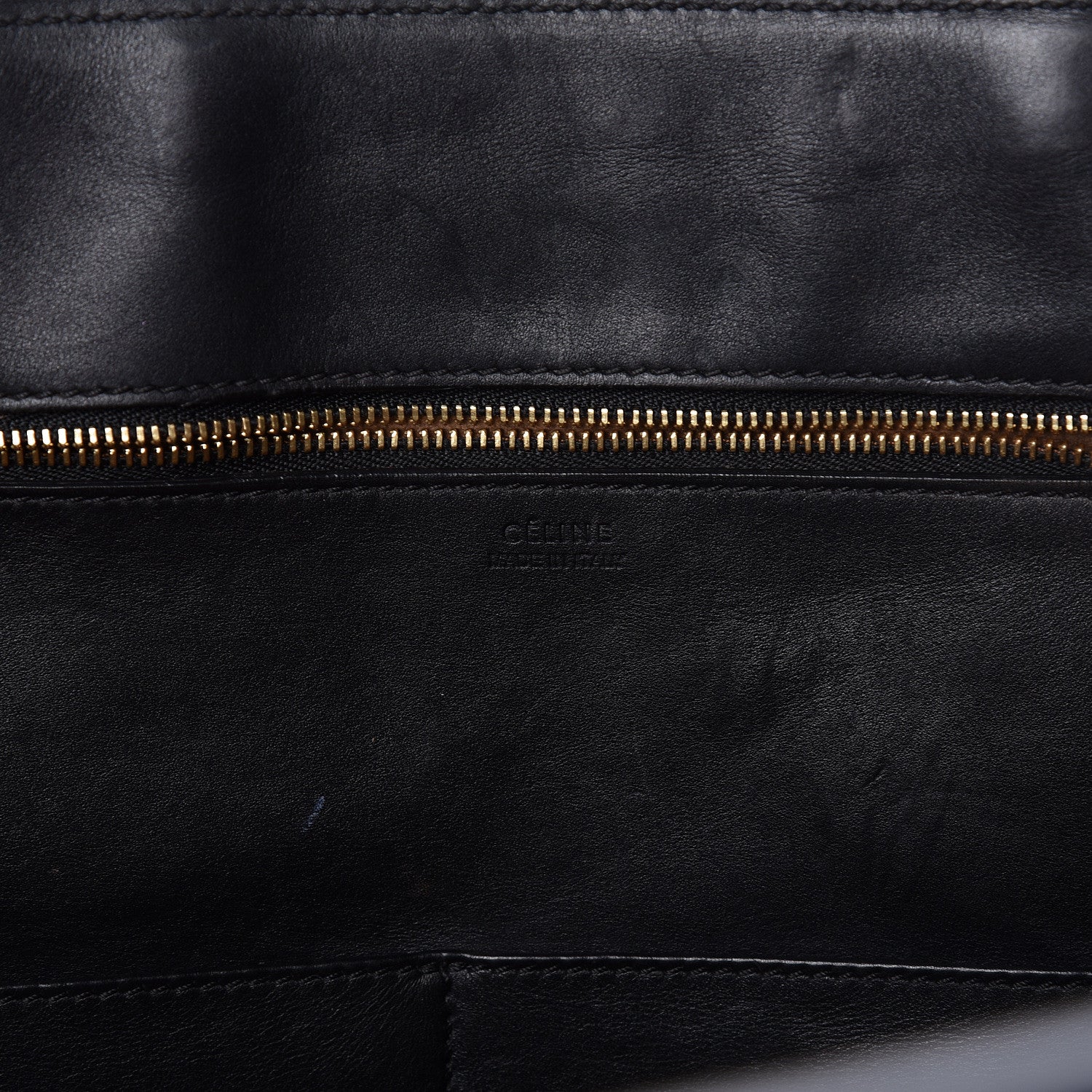 Celine Smooth Calfskin Small Tie Knot Tote Black 6 of 14