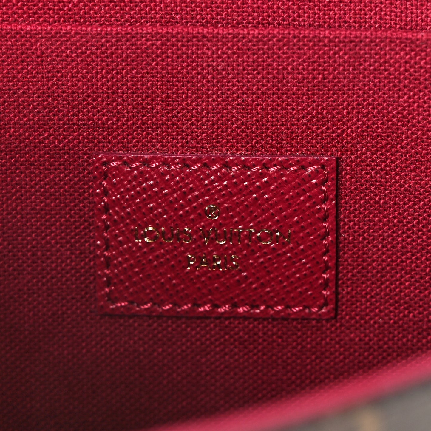 Monogram Pochette Felicie Chain Wallet Fuchsia