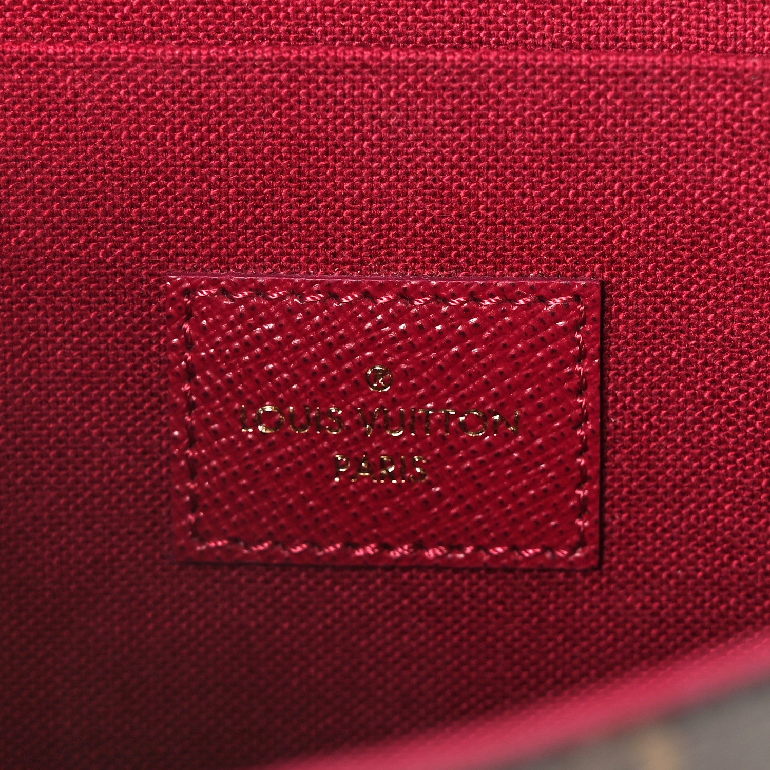 Louis Vuitton Monogram Pochette Felicie Chain Wallet Fuchsia 6 of 8