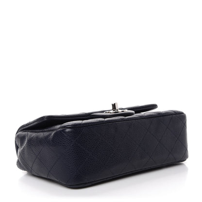 Chanel Caviar Quilted Mini Rectangular Flap Navy 4 of 10