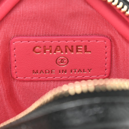 Chanel Caviar Quilted Diamond Coin Purse With Chain Black 5 of 8