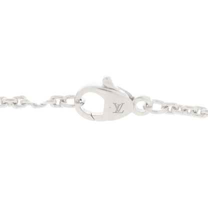 Louis Vuitton 18K White Gold Diamond Large LV Volt One Pendant Necklace 5 of 6