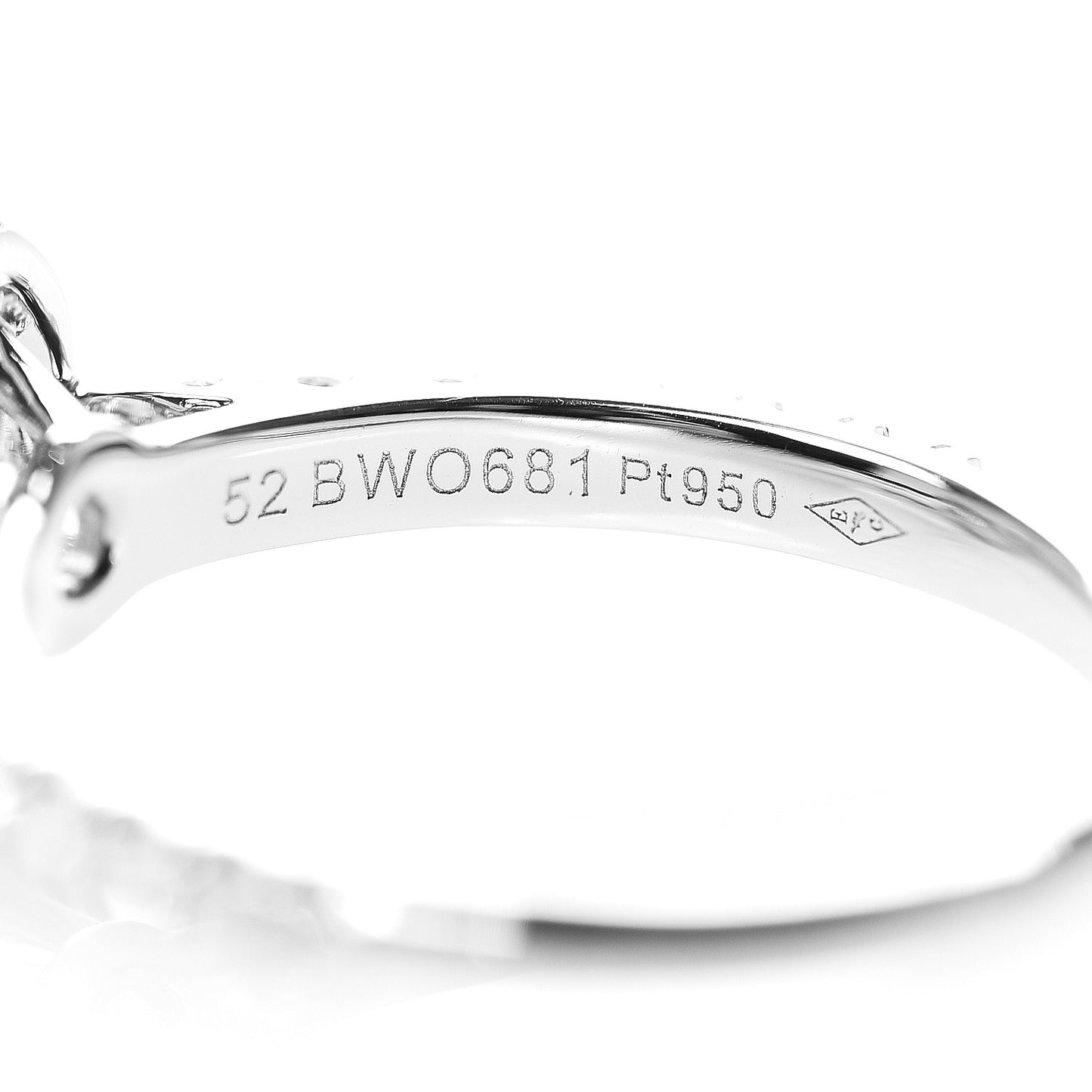 Platinum Diamond .90ct Destinee Engagement Ring 52 6