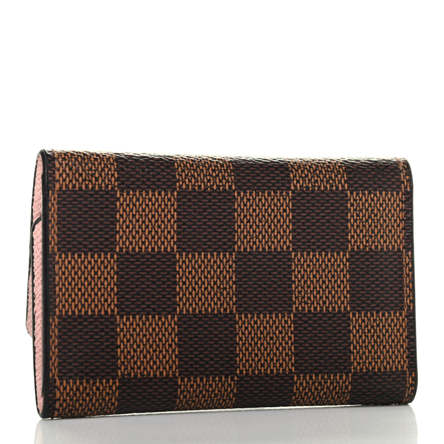 Damier Ebene Multicles 6 Key Holder Rose Ballerine