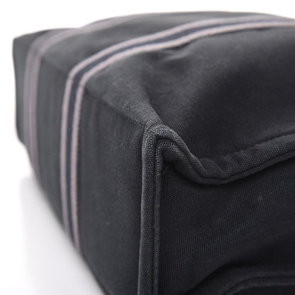 Hermes Canvas Fourre Tout MM Black 9 of 12