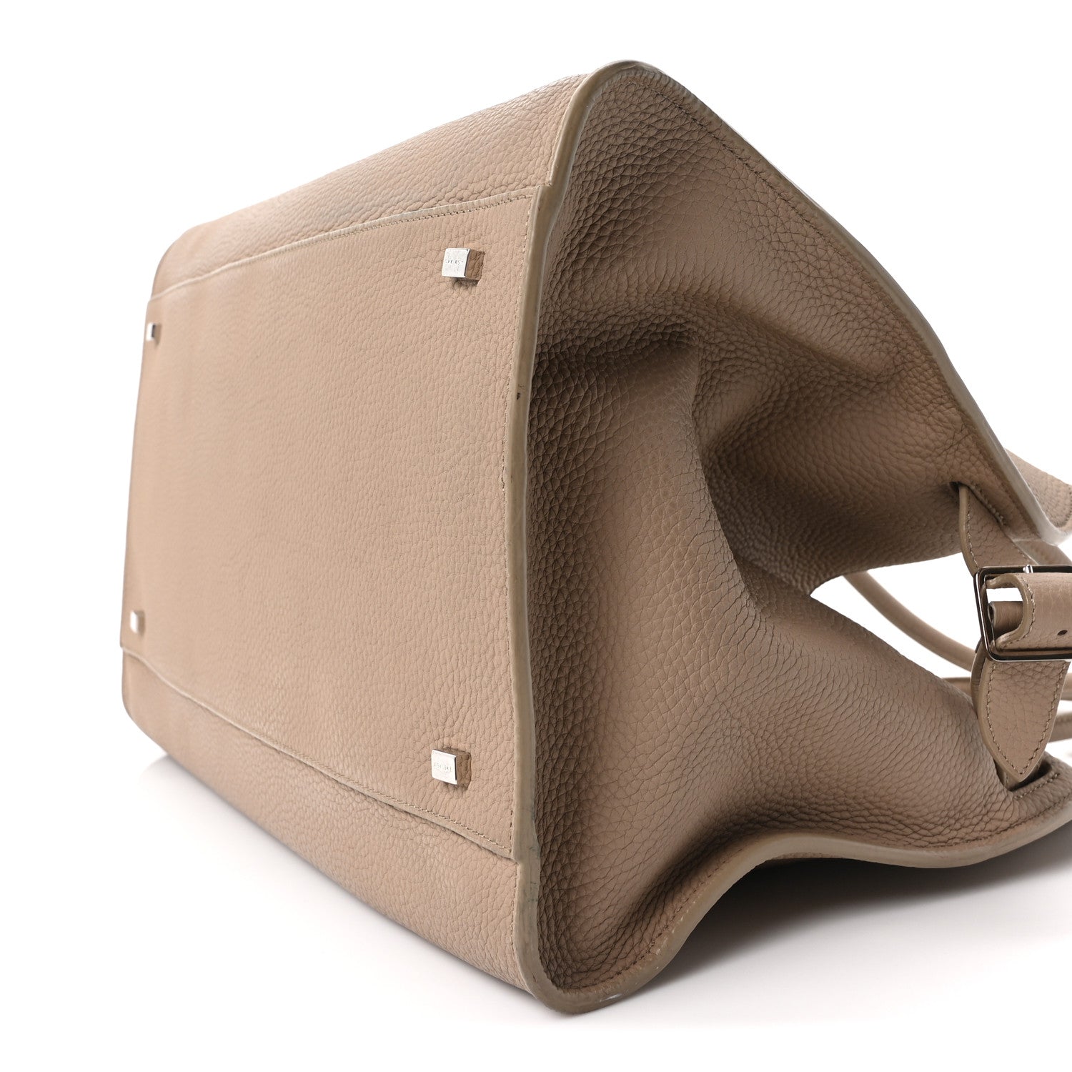 The Row Matte Grained Calfskin Soft Margaux 15 Dark Taupe 9 of 9