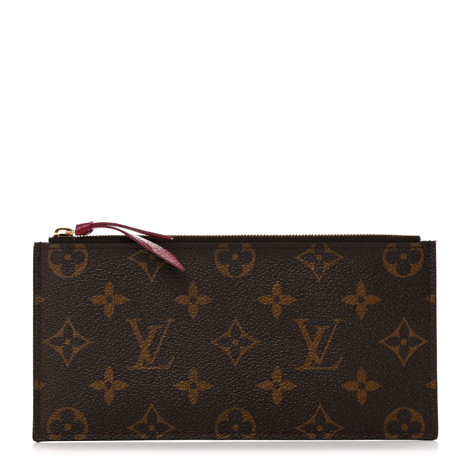 Louis Vuitton Monogram Felicie Chain Wallet Zippered Insert Fuchsia 1 of 6