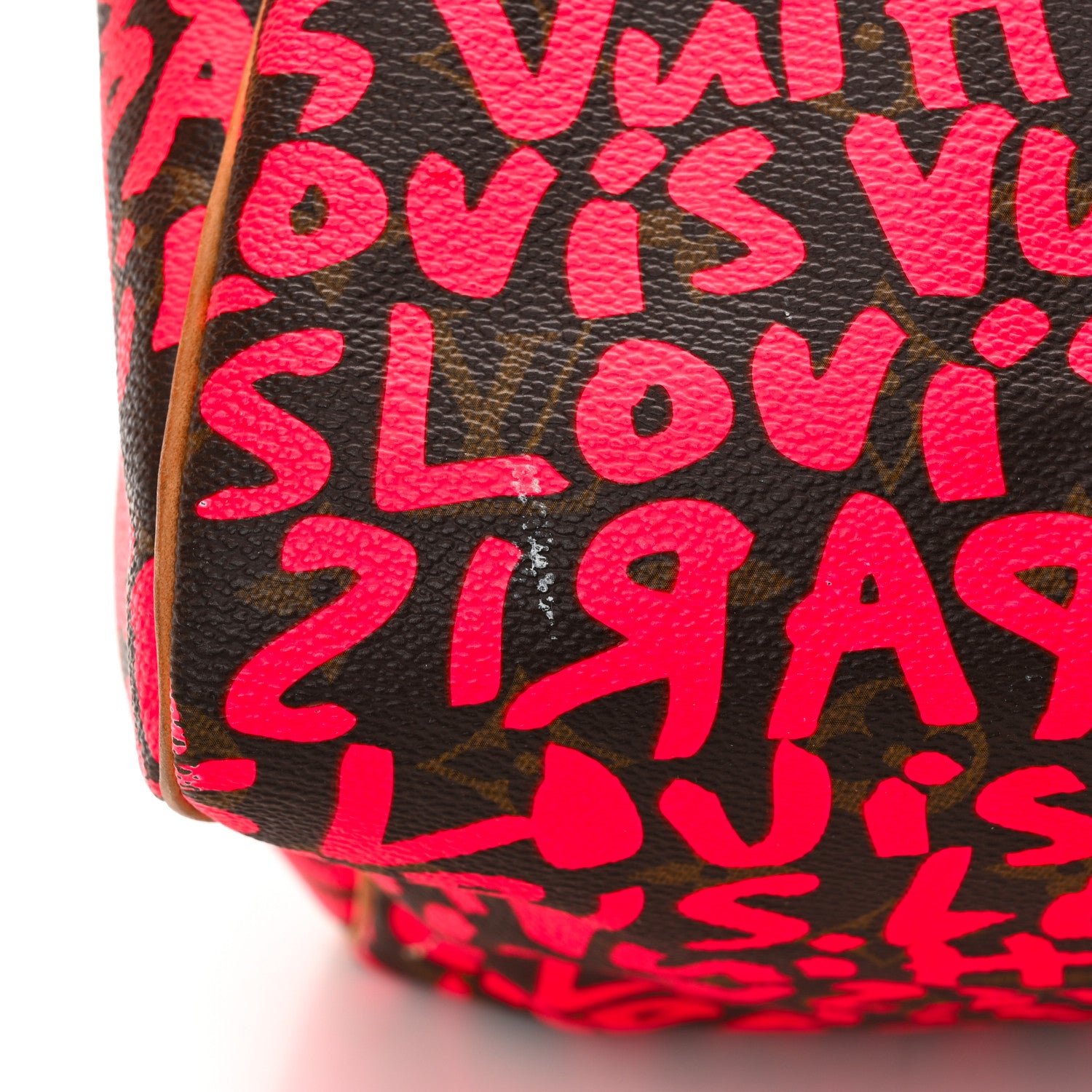 Louis Vuitton Monogram Graffiti Speedy 30 Fuchsia 11 of 14