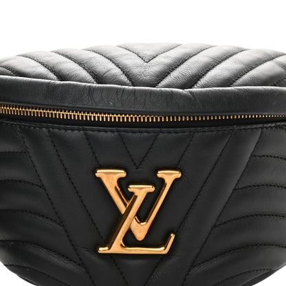 Louis Vuitton Calfskin Quilted New Wave Bumbag Black 8 of 10