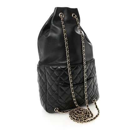 Chanel Lambskin Quilted Large in Seoul Backpack Black 3 of 10