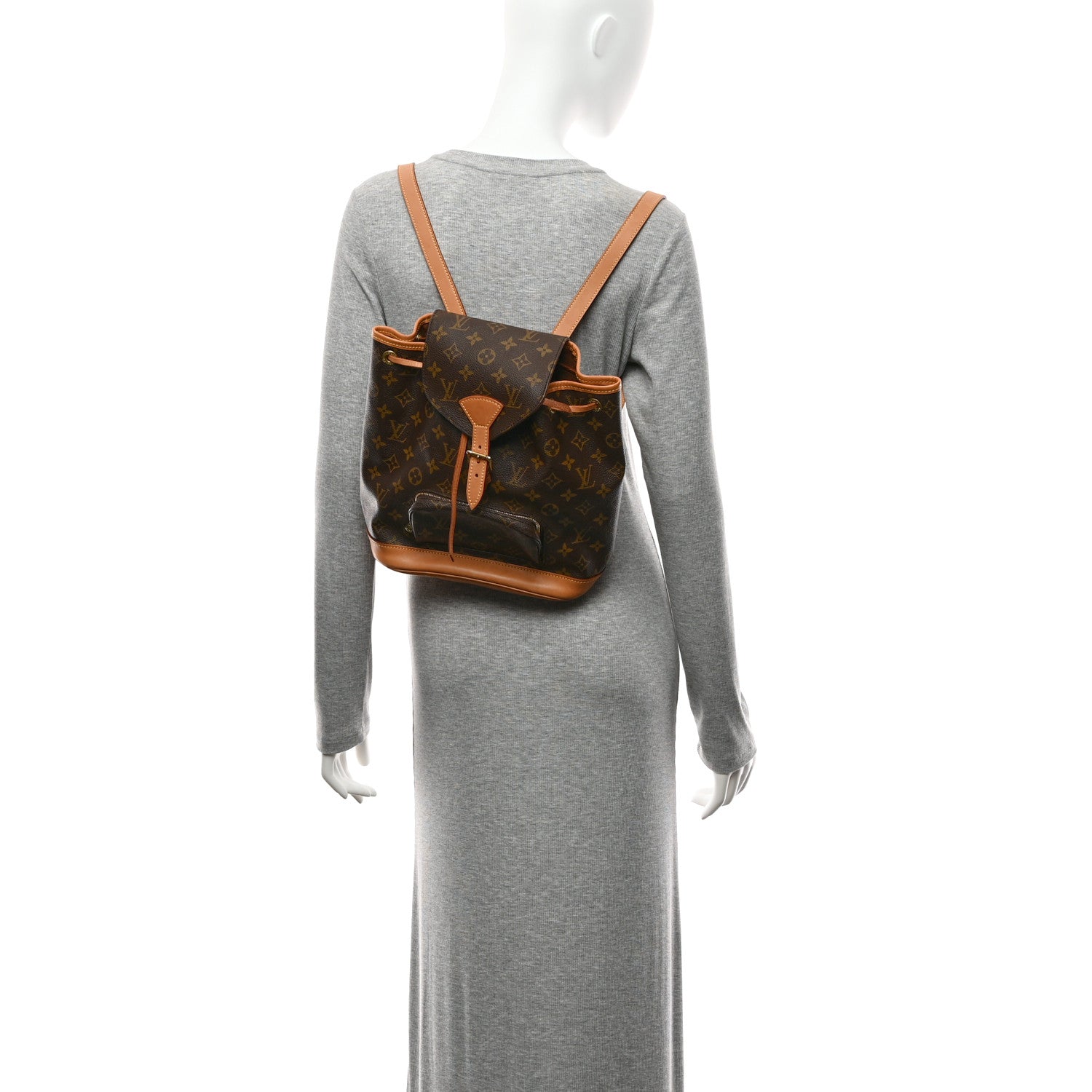 Louis Vuitton Monogram Montsouris MM Backpack 2 of 10