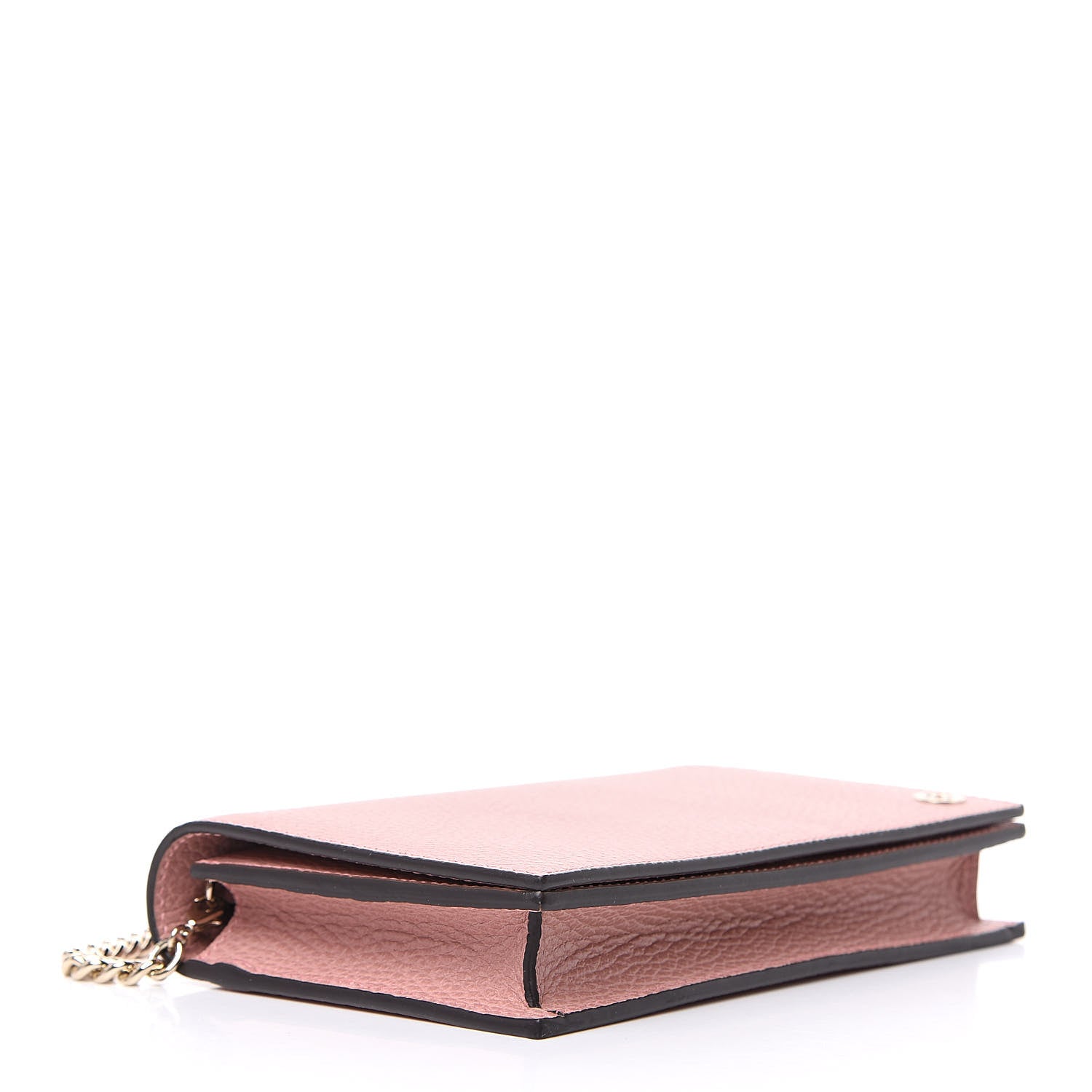 Gucci Dollar Calfskin Medium Betty Chain Wallet Soft Pink 4 of 9