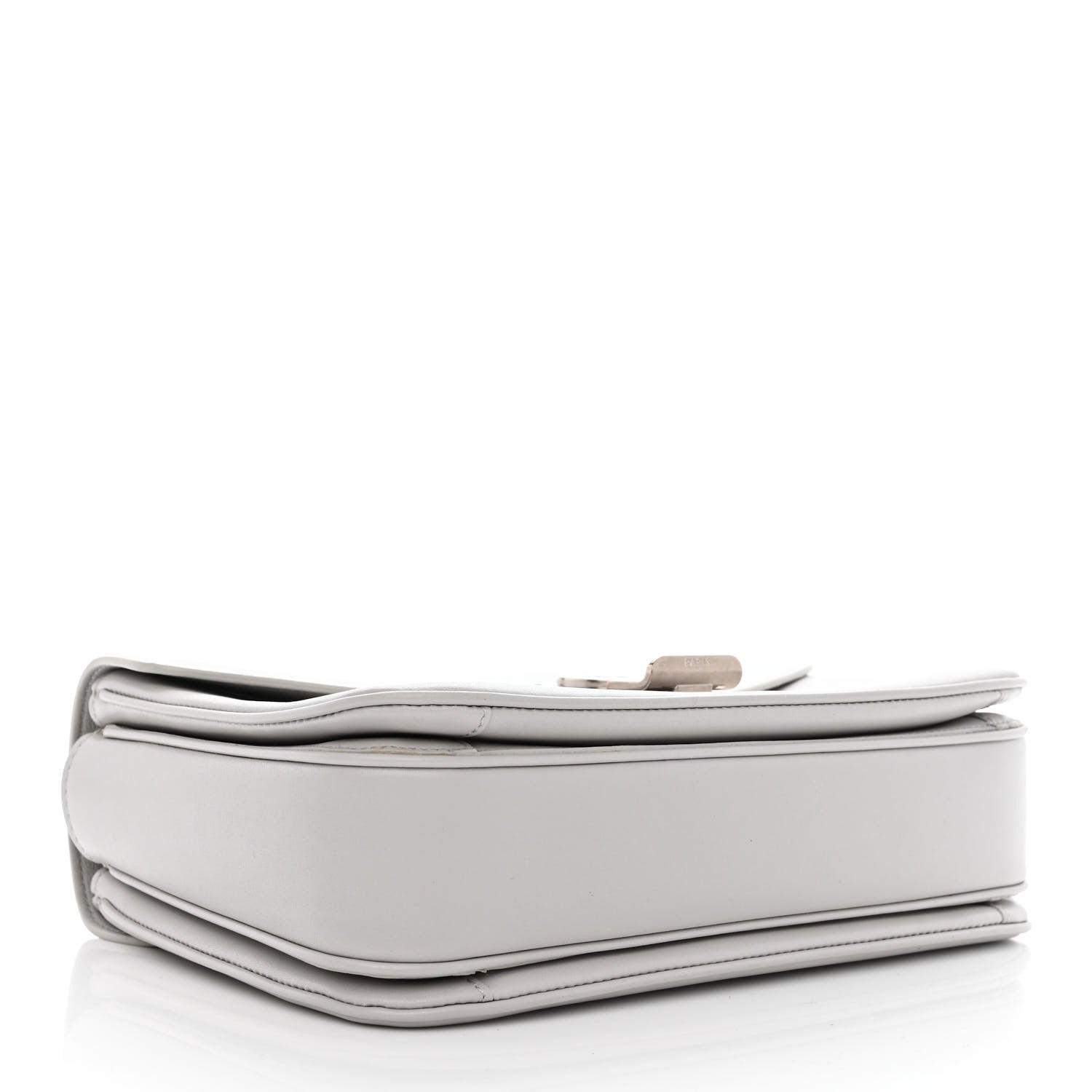 Celine Shiny Calfskin Medium C Bag Pale Grey 4 of 12