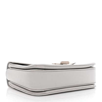 Celine Shiny Calfskin Medium C Bag Pale Grey 4 of 12