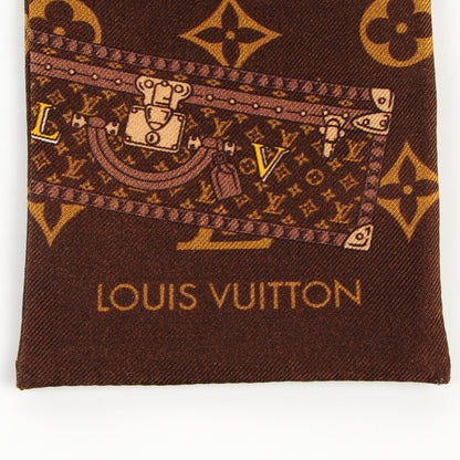 Louis Vuitton Silk Monogram Trunks Bandeau 3 of 5
