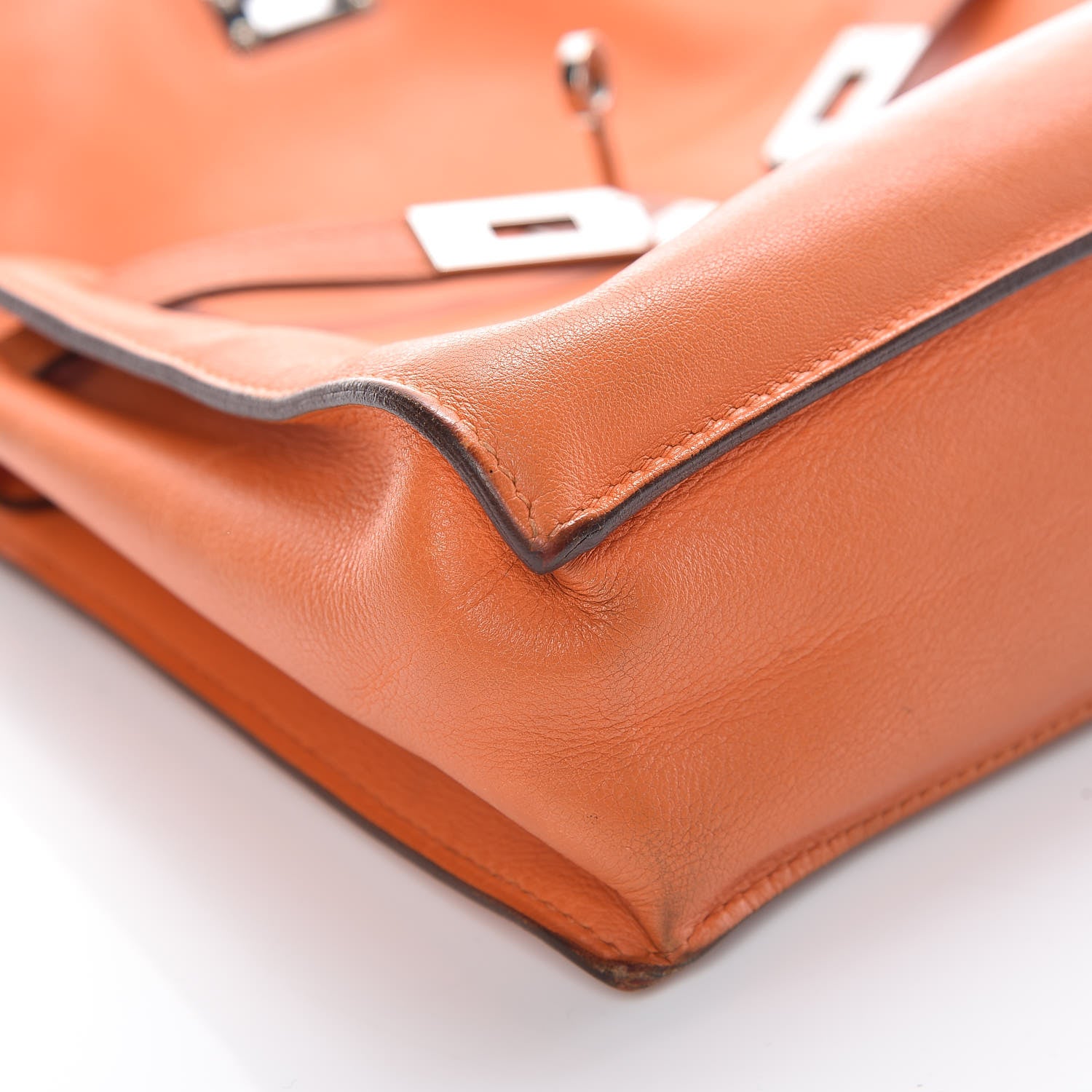 Hermes Swift Kelly Danse Belt Bag Orange 24 of 25
