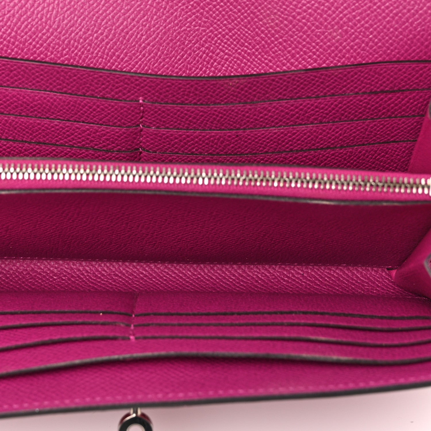 Hermes Epsom Kelly Longue Wallet Rose Pourpre 5 of 9