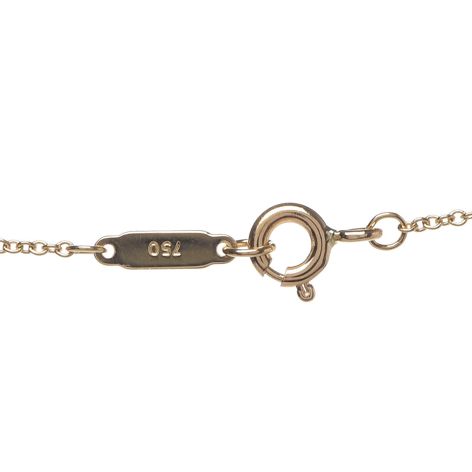 Tiffany 18K Yellow Gold T Lariat Necklace 6 of 6