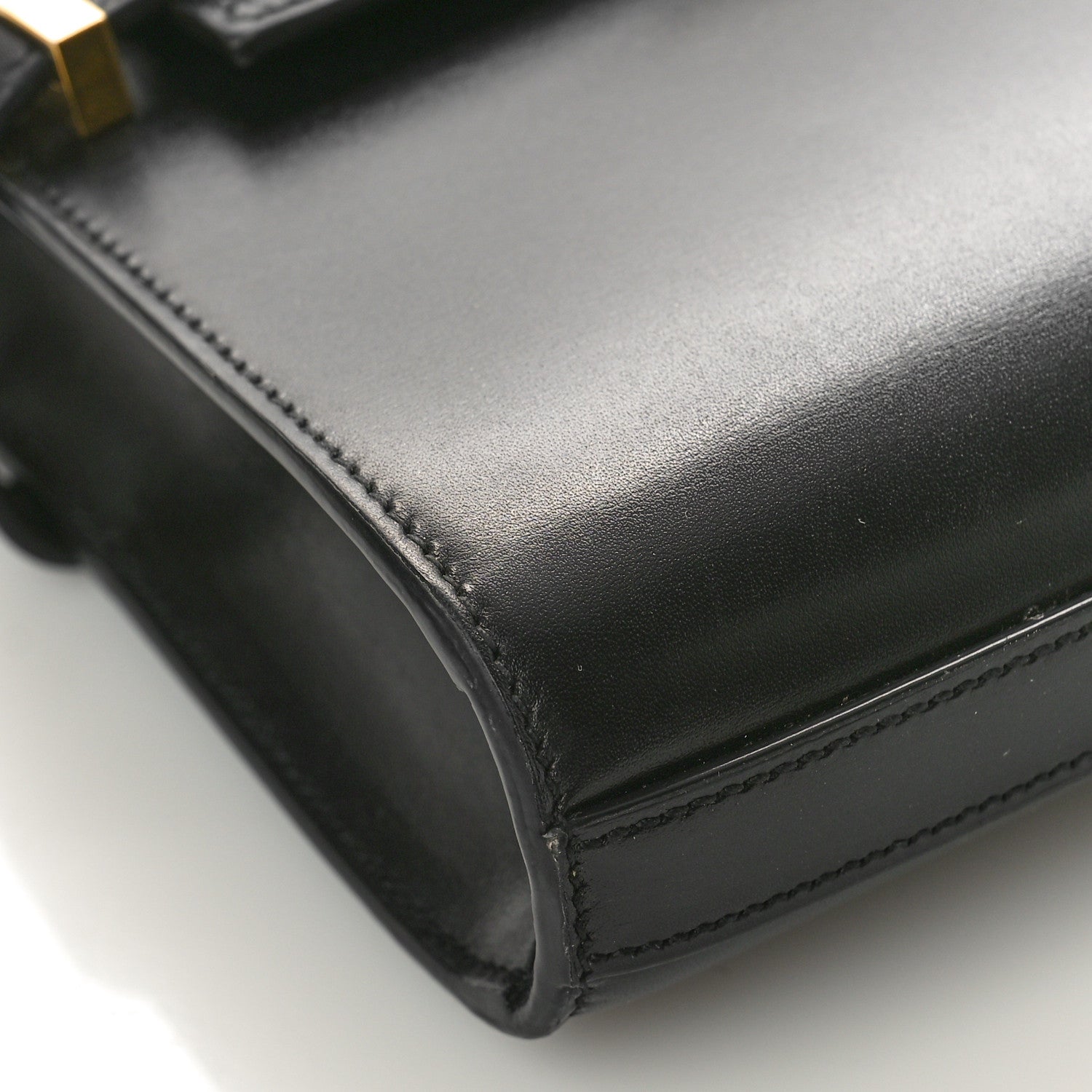 Saint Laurent Smooth Calfskin Mini Manhattan Shoulder Bag Black 7 of 8