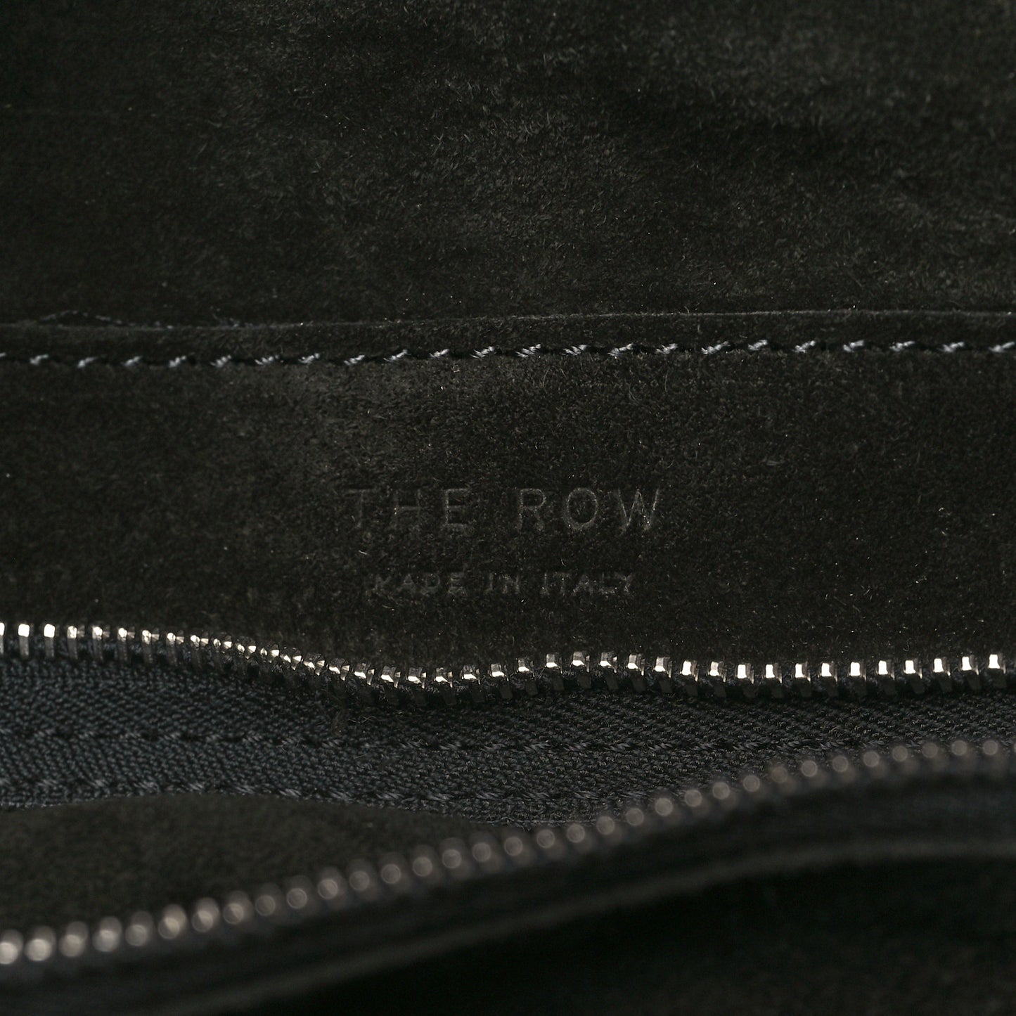 Suede Bindle Bag Black