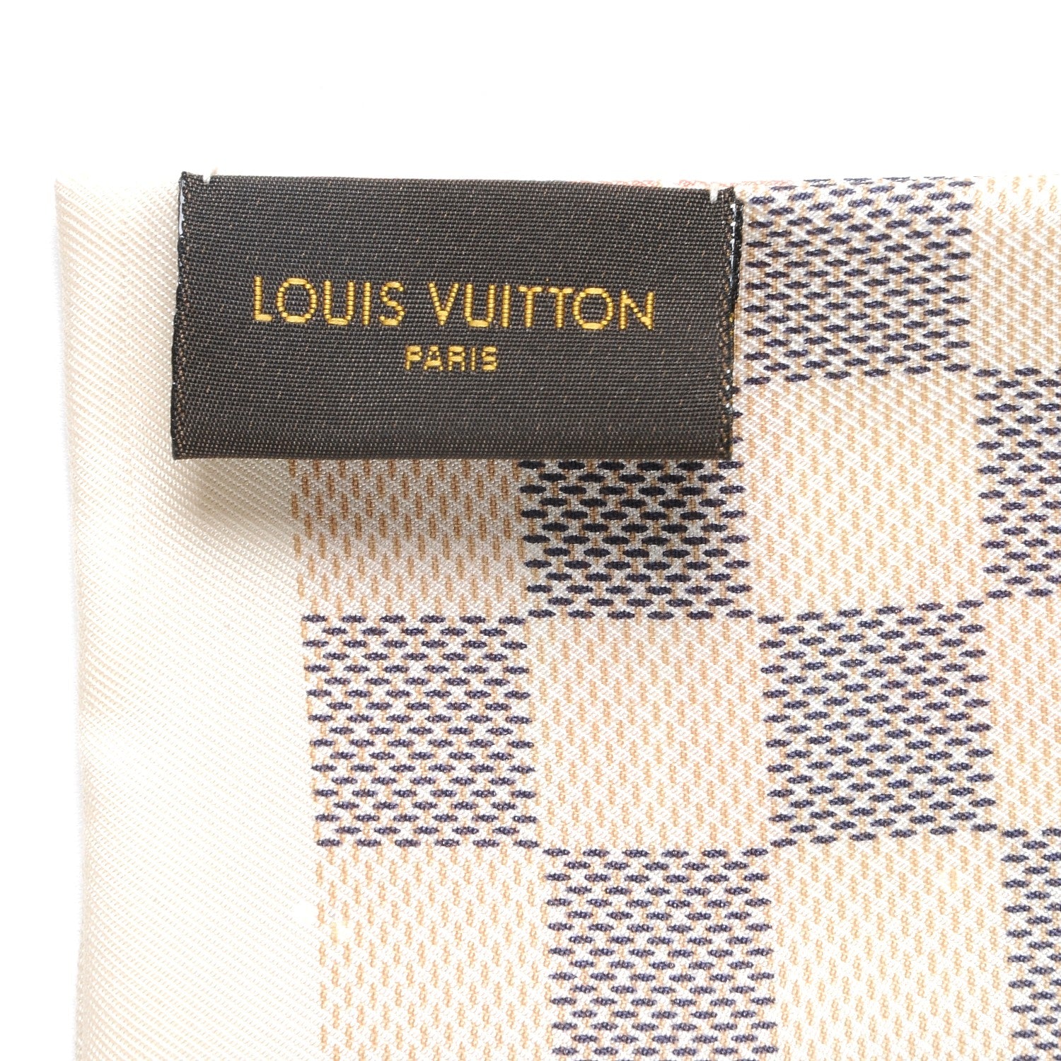 Louis Vuitton Silk Damier Azur Tahitienne Bandeau Rose Ballerine 5 of 5