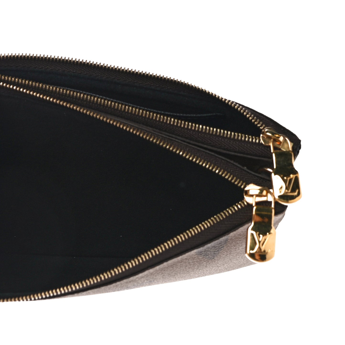 Reverse Monogram Giant Double Zip Pochette