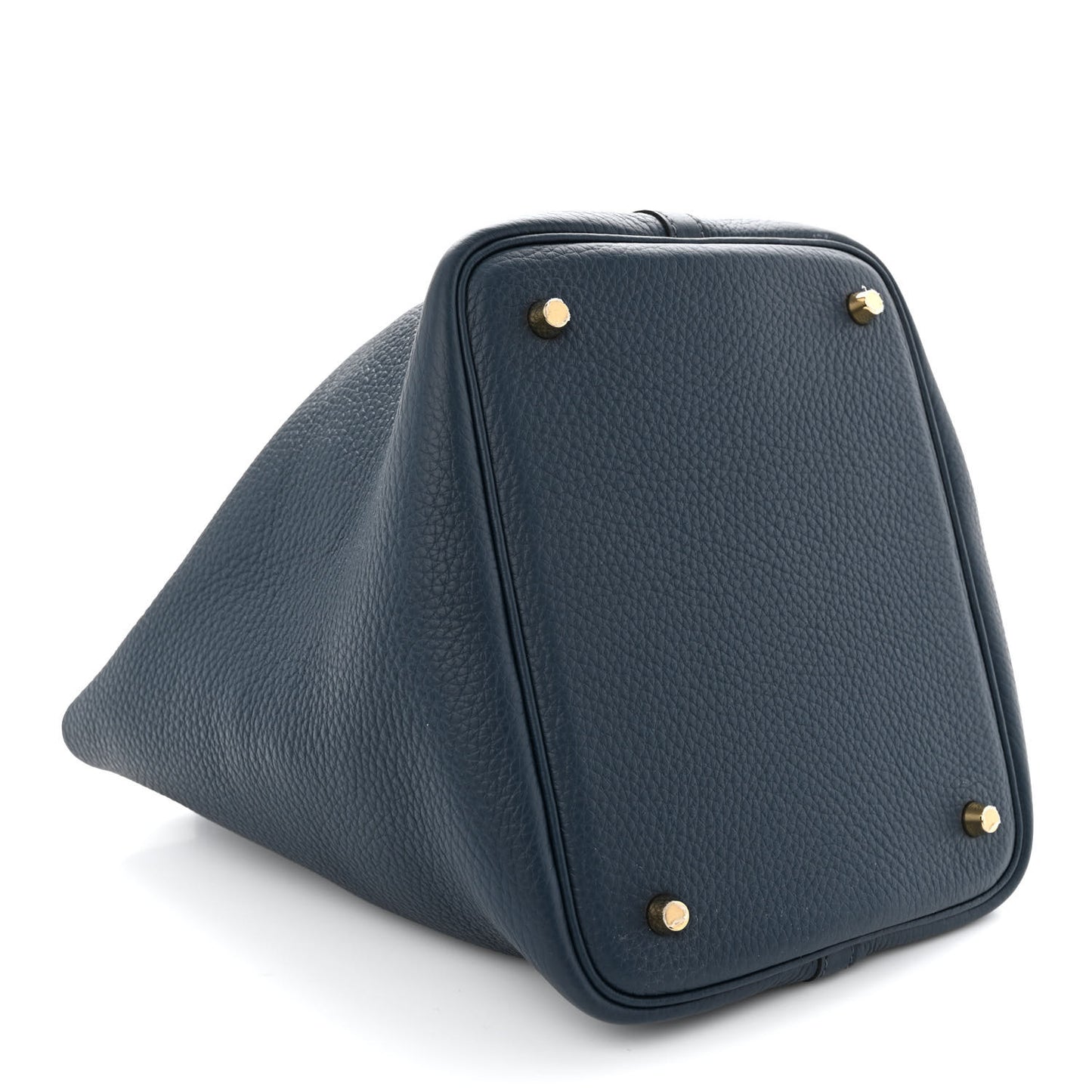 Taurillon Clemence Picotin Lock 22 MM Bleu De Prusse