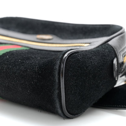 Gucci Suede Small Ophidia Belt Bag 65 26 Black 10 of 10