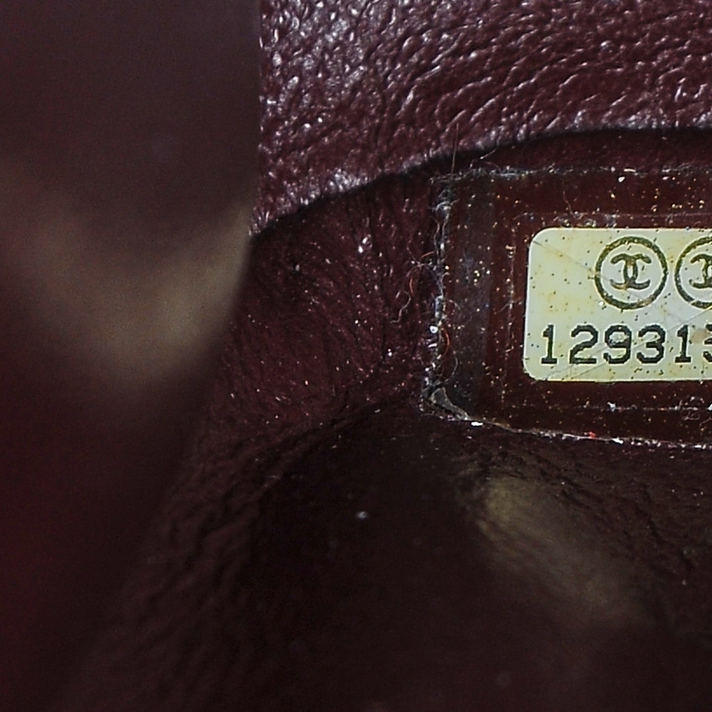 Aged Calfskin Quilted Reissue 2.55 Tote Bordeaux