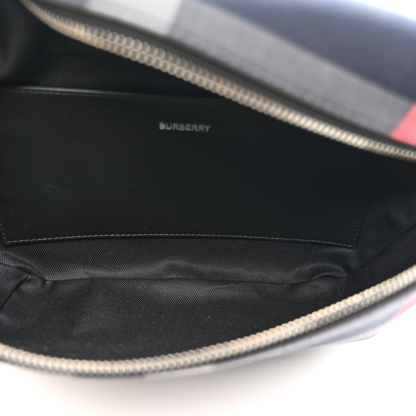 House Check Sonny Bum Bag Navy Grey