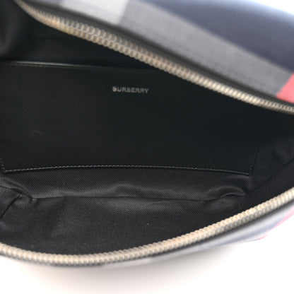 Burberry House Check Sonny Bum Bag Navy Grey 5 of 10