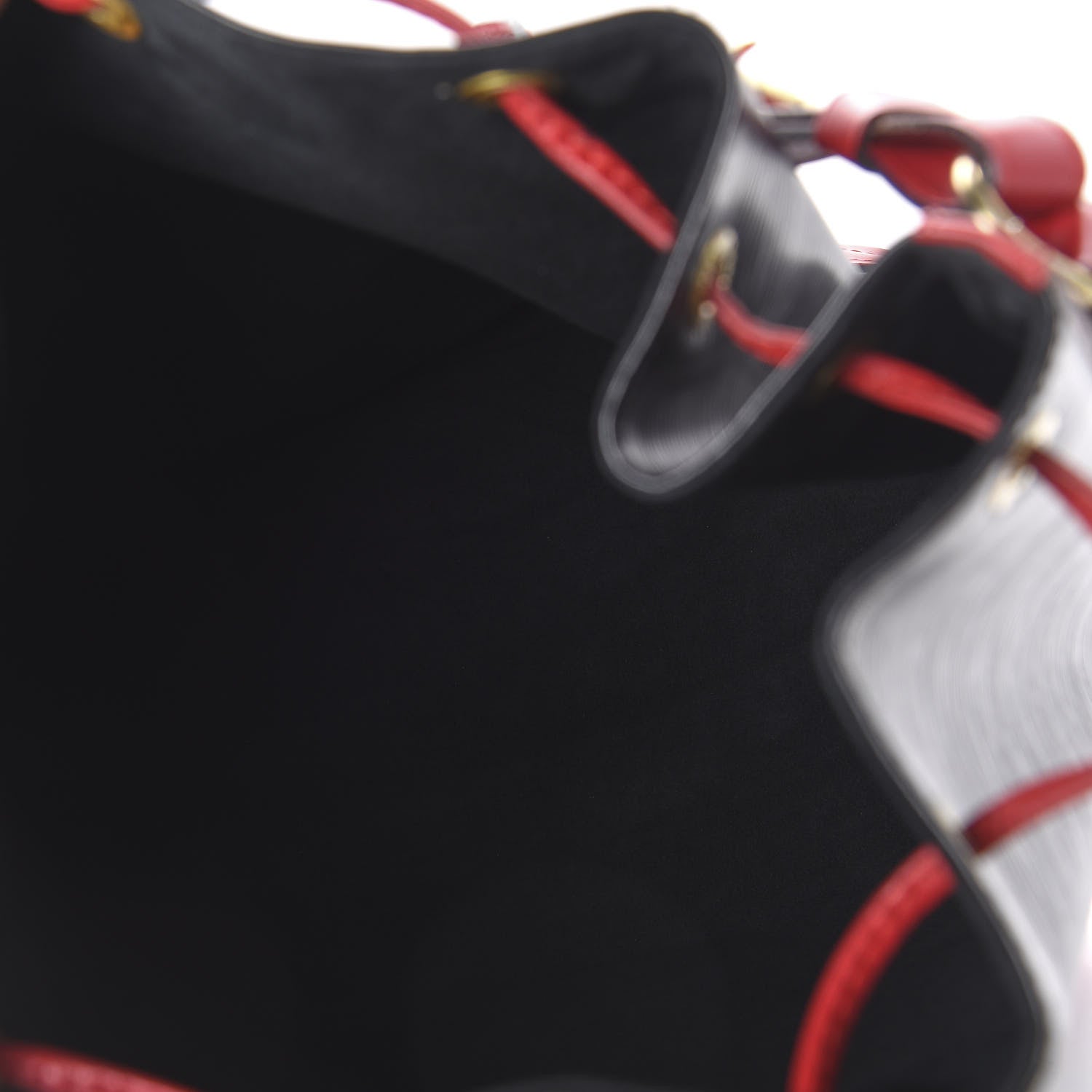 Louis Vuitton Epi Bi-Color Noe Castillan Red Black 5 of 9