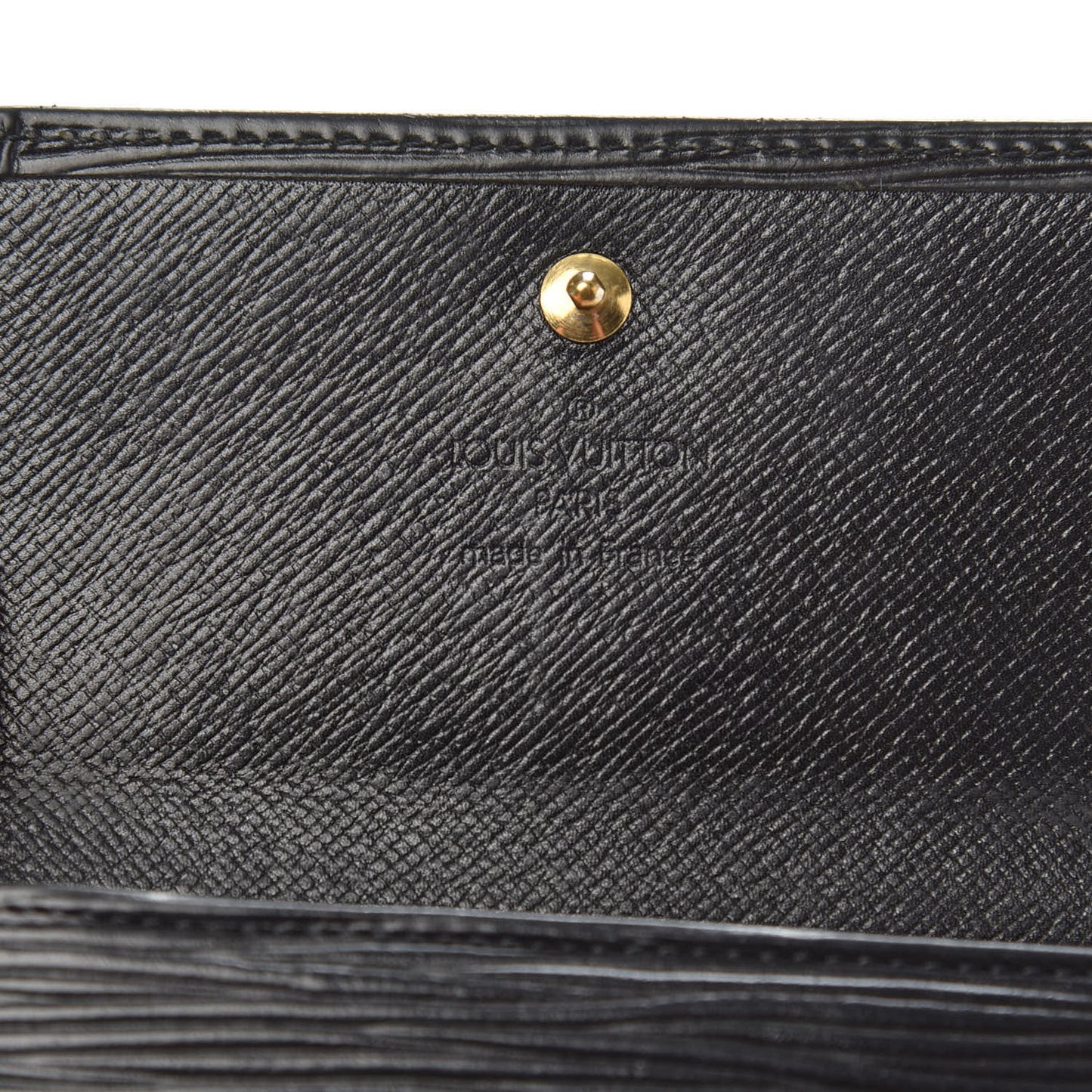 Epi Porte-Monnaie Tresor Wallet Black