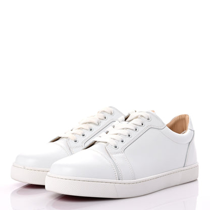 Christian Louboutin Calfskin Vieira Flat Sneakers 40 White 3 of 11