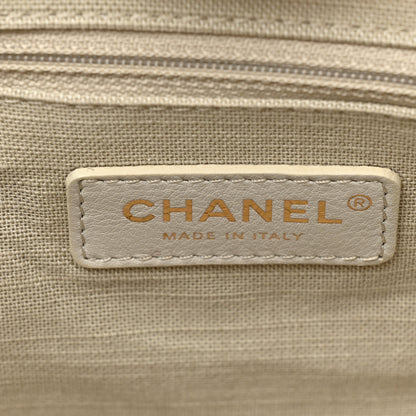 Chanel Mixed Fibers Small Deauville Tote White 8 of 12