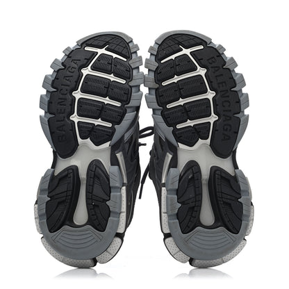 Balenciaga Rubber Mesh Bi-Color Womens Track.2 Open Sneakers 36 Grey Black 4 of 4