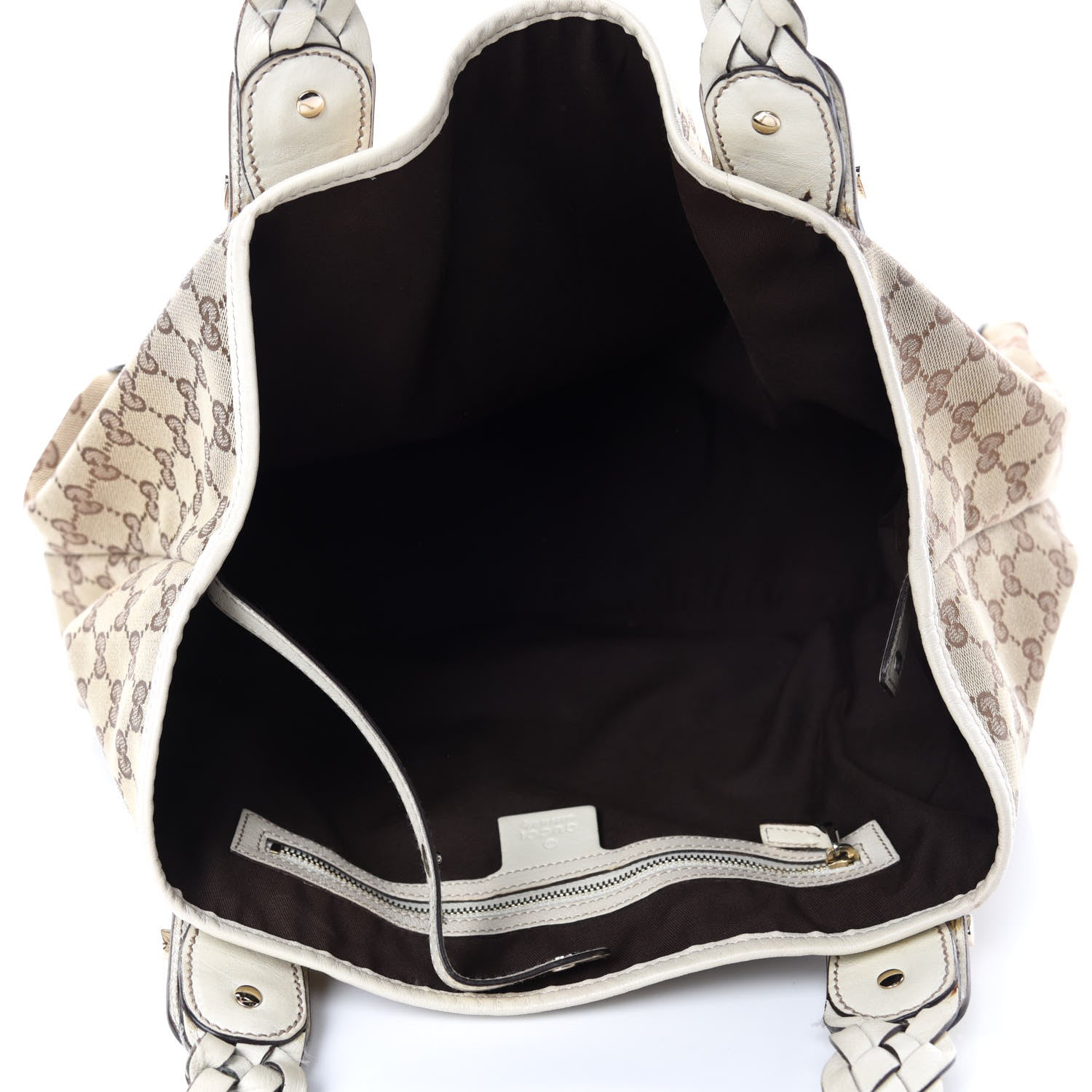 Gucci Monogram Medium Pelham Shoulder Bag Off White 5 of 13