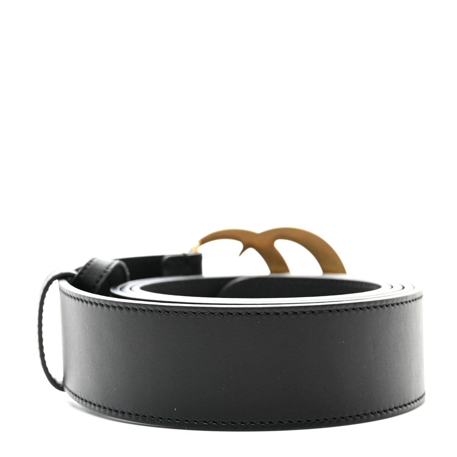 Gucci Calfskin Double G 40mm Belt 120 48 Black 2 of 5