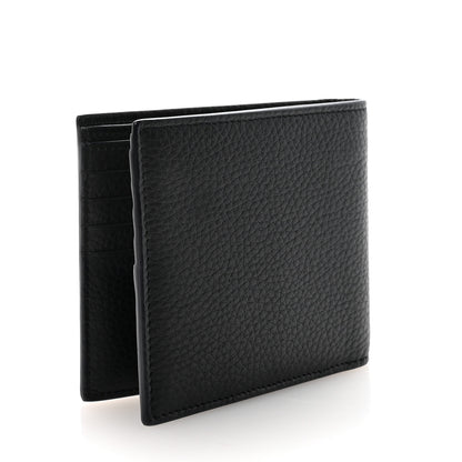 Saint Laurent Grained Calfskin Tiny Cassandre East West Wallet Midnight Blue 3 of 7