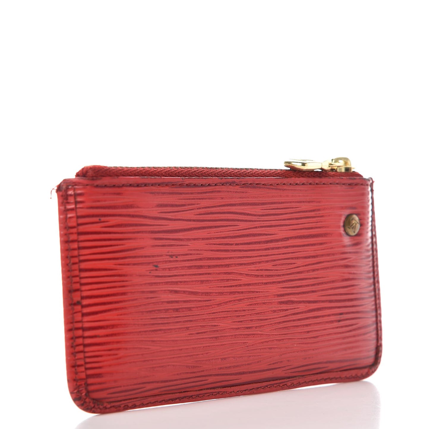Epi Key Pouch Castillan Red