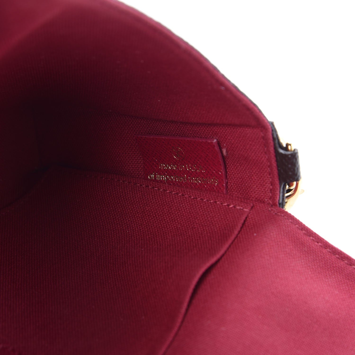 Louis Vuitton Monogram Pochette Felicie Chain Wallet Fuchsia 8 of 14