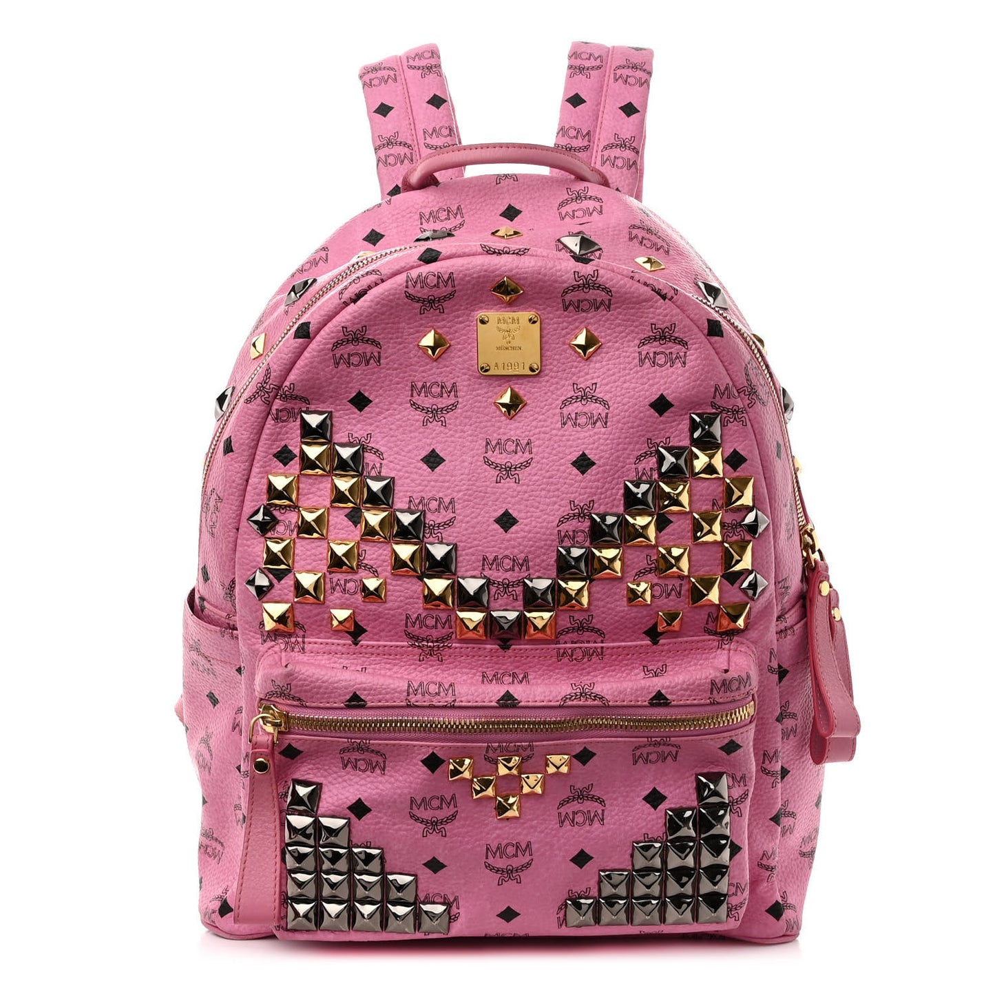 Visetos Studded Medium Stark M Backpack Pink
