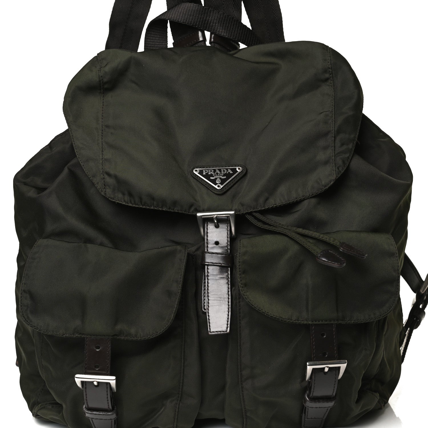 Prada Nylon Vela Large Backpack Green 14 of 32