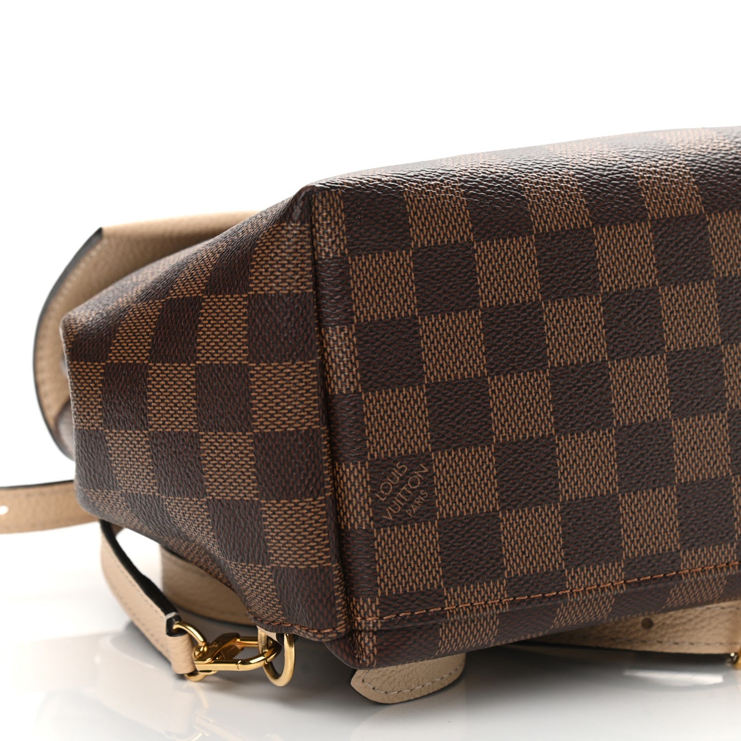 Damier Ebene Clapton Backpack Creme