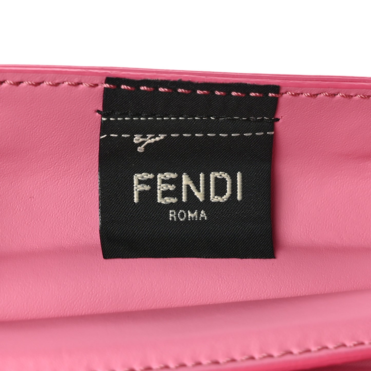 Recycled Plastic Vitello Liberty Matte Medium Fendi Basket Rosa