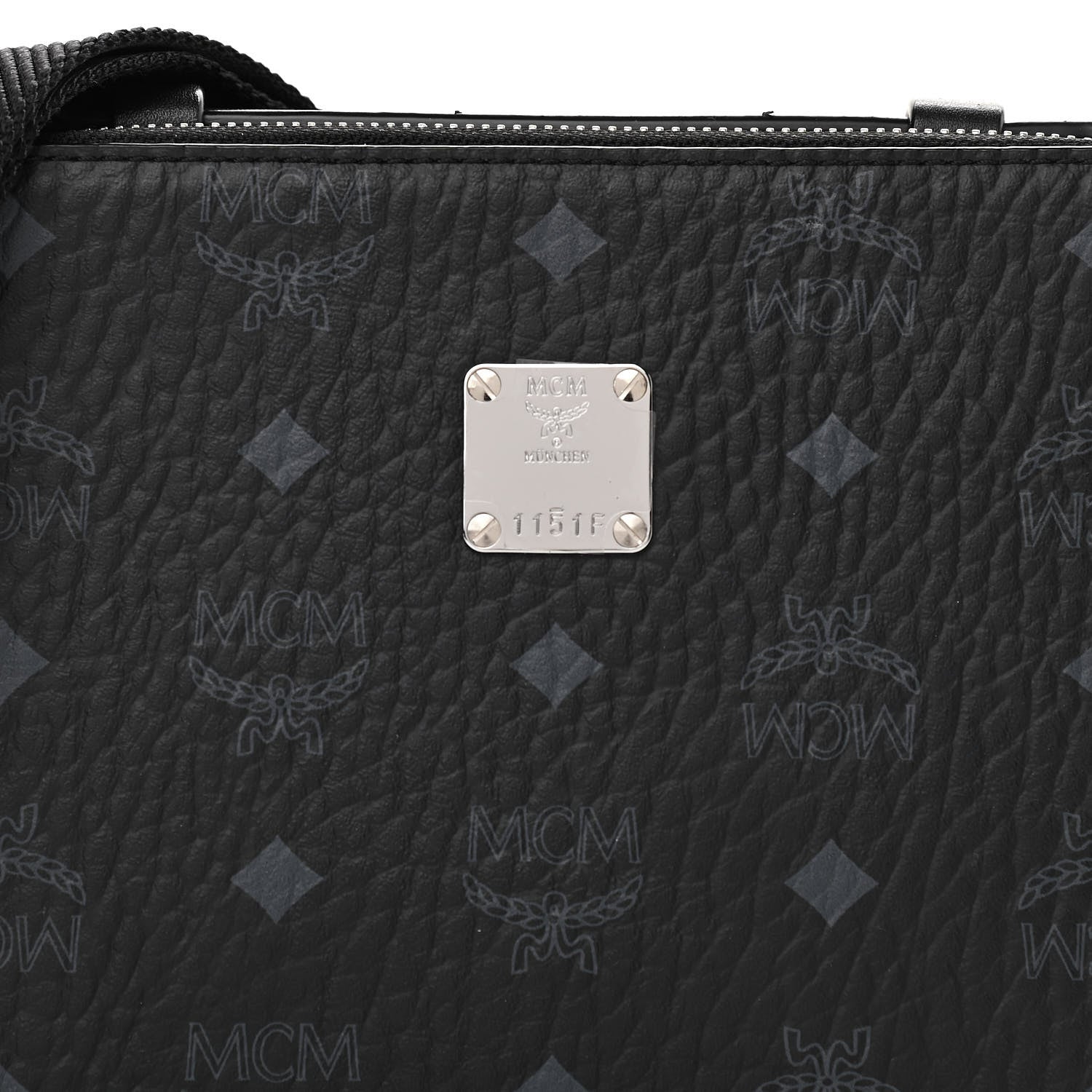 MCM Visetos Small Klassik Box Bag Black 8 of 10