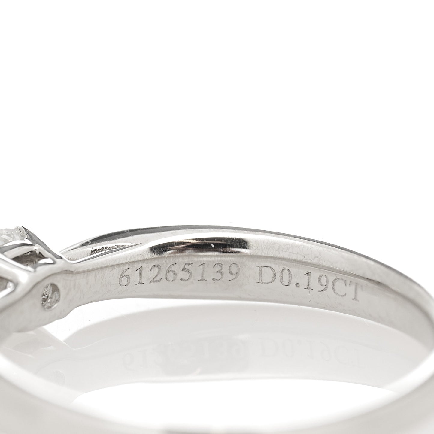Platinum Diamond .19ct Harmony Solitaire Engagement Ring 49 5